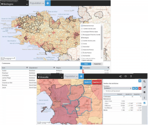 Exemple module gestion des territoires de Synergee