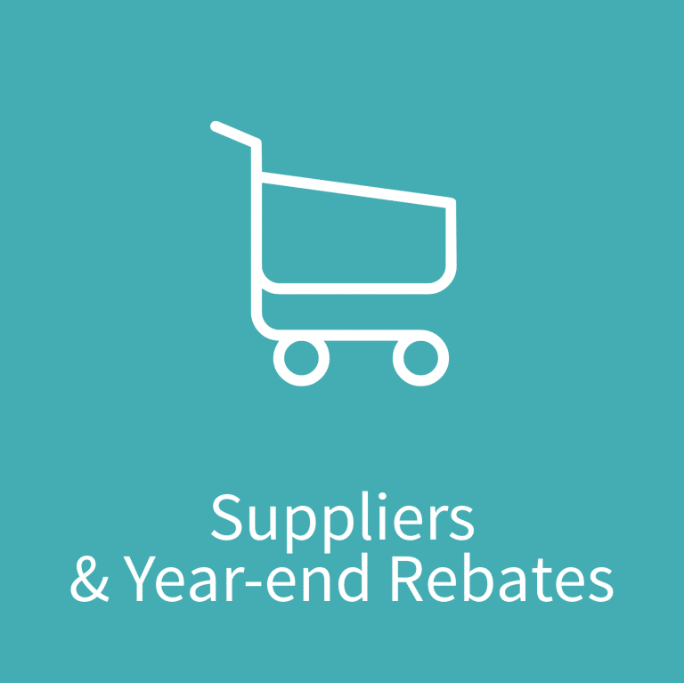 Suppliers & Year-end Rebates Synergee