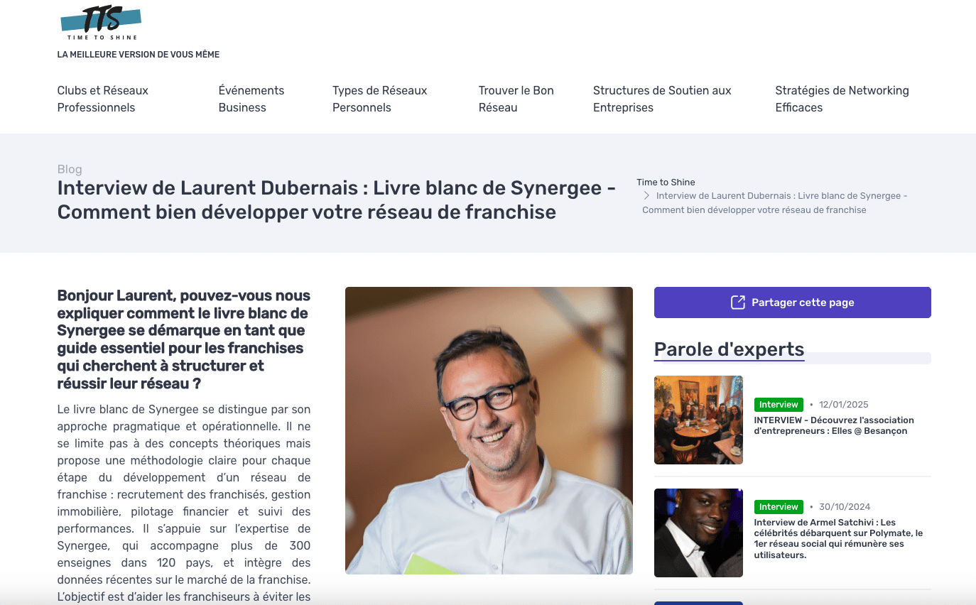 Découvrez notre interview pour tout savoir sur la réussite d’un réseau de franchise